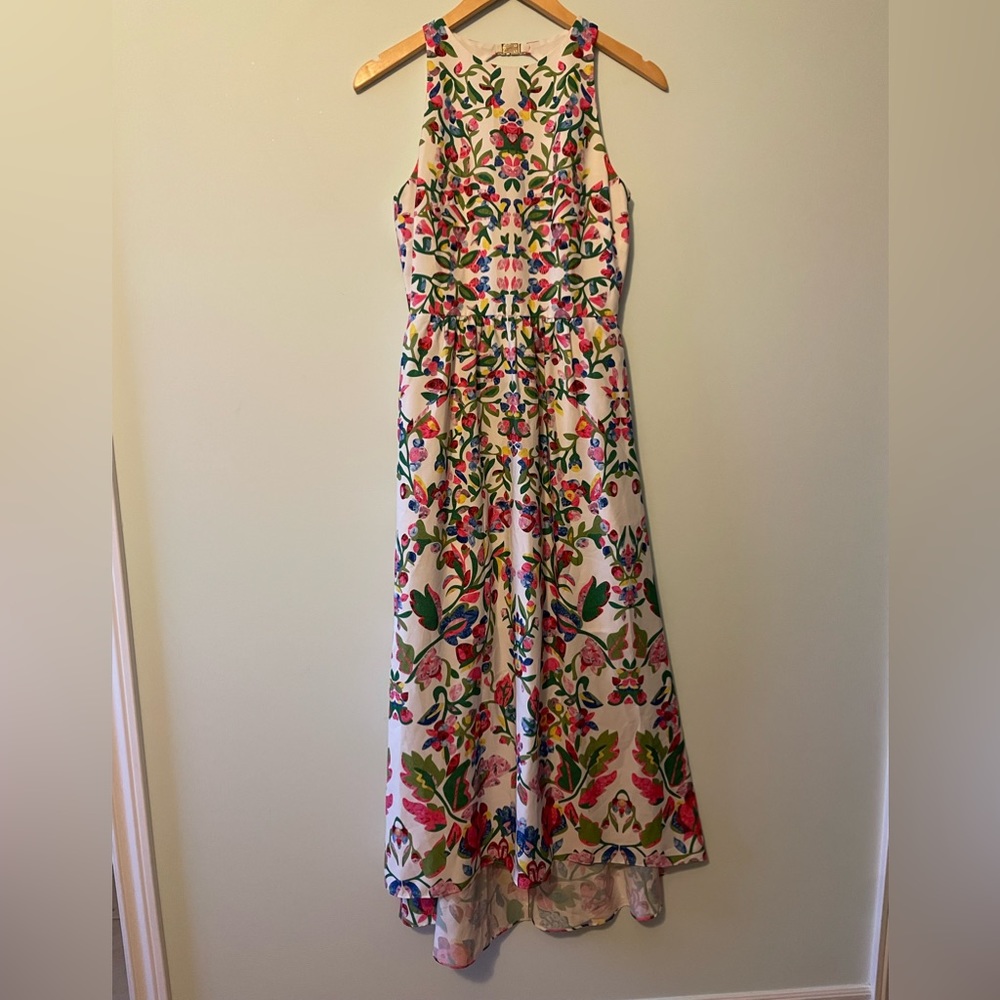 Cynthia Steffe Women's Sidney Floral Print Lily White Dress Size 4 - Picture 3 of 10